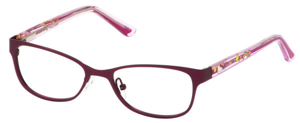 Hello Kitty HK 298 Eyeglasses, 3-DARK MAGENTA