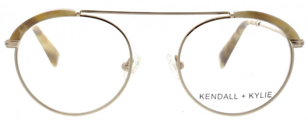 KENDALL + KYLIE Stacie Eyeglasses, Shiny Light Gold