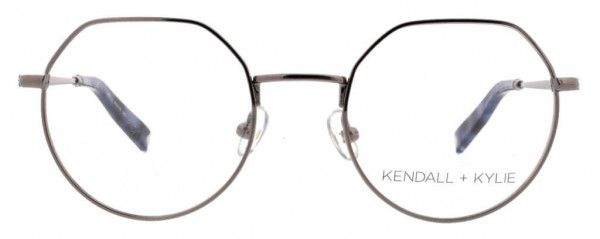 KENDALL + KYLIE Ivy Eyeglasses, Shiny Silver