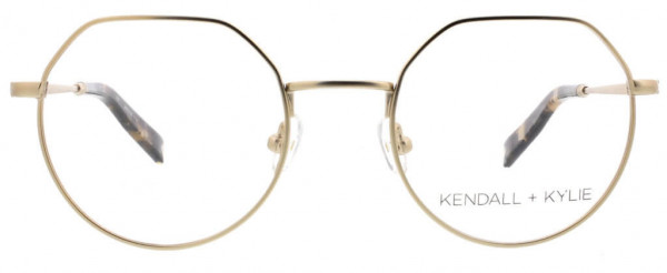 KENDALL + KYLIE Ivy Eyeglasses, Satin Light Gold