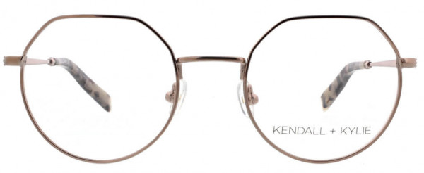 KENDALL + KYLIE Ivy Eyeglasses, Shiny Rose Gold