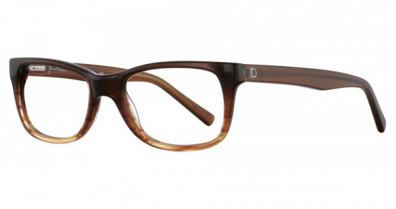 James Dean JDO606 Eyeglasses, 200 Brown Stripe Gradient