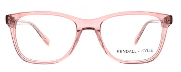 KENDALL + KYLIE Gia Eyeglasses, Burnt Blush Crystal