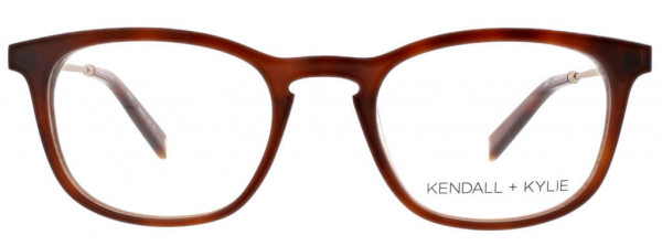KENDALL + KYLIE Heidi Eyeglasses, Caramel Tortoise