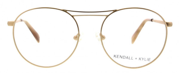 KENDALL + KYLIE NIKKI Eyeglasses, Satin Classic Gold