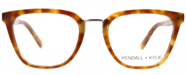 KENDALL + KYLIE Lola Eyeglasses, Honey Tortoise