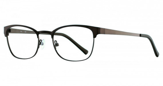 Flextra 1707 Eyeglasses, 200 Brushed Brown/ Matte Gunmetal