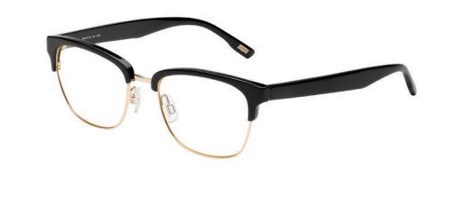 Levi's LS113 Eyeglasses, SHINY BLACK WITH SHINY GOLD METAL