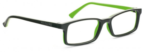Hilco 85020 Eyeglasses, Black/Apple Green (Clear Lenses)