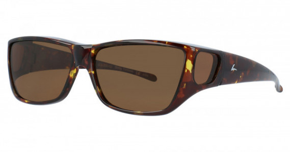 Hilco LEADER FITOVER: SOMERSET Sunglasses, Shiny Tortoise (Amber lens)