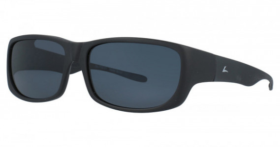 Hilco LEADER FITOVER: SANTARINI Sunglasses, Matte Black (Gray lens)