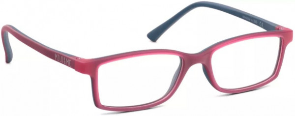 Hilco 85011 Eyeglasses, Blackberry/Dark Blue (Clear Lenses)