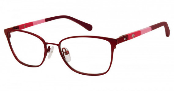 Sperry Top-Sider JIB Eyeglasses, C03 BURGUNDY/PINK