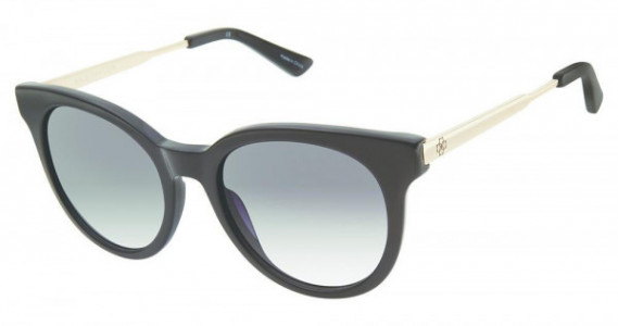 Ann Taylor ATP906 Sunglasses, C01 BLACK / GOLD (DARK GREY GRADIENT)