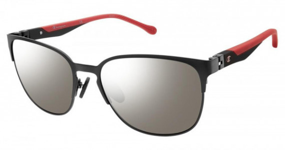Champion 6064 Sunglasses, C01 BLACK (SILVER FLASH)