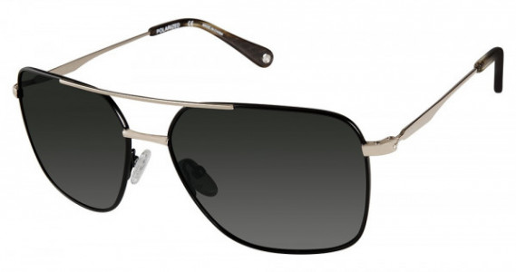 Sperry Top-Sider Silver Strand Sunglasses, C01 MATTE BLACK (G-15 FLASH)