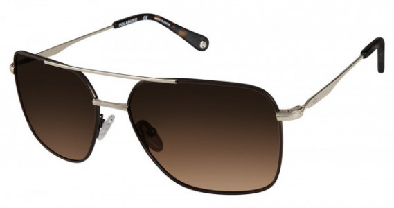 Sperry Top-Sider Silver Strand Sunglasses, C02 MATTE BROWN (SEPIA BROWN)