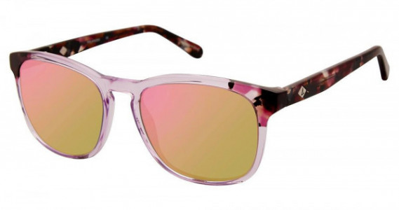 Sperry Top-Sider CRYSTAL COVE Sunglasses, C03 CRYSTAL PINK (ROSE GOLD FLASH)