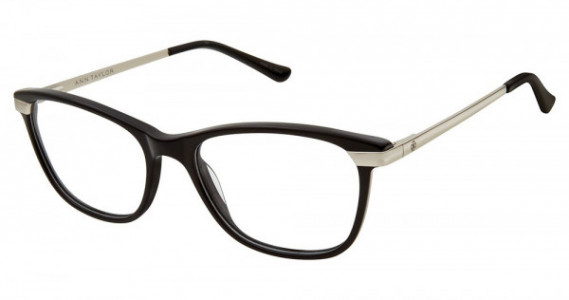 Ann Taylor AT332 Eyeglasses, C01 BLACK SILVER