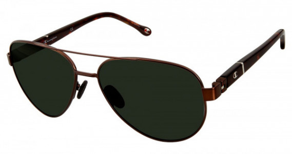 Champion 6061 Sunglasses, C02 BROWN (G-15 GREEN)