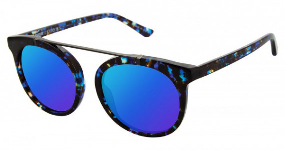 Glamour Editor's Pick GL2005 Sunglasses, C03 Navy Tortoise (Dark Blue Flash)