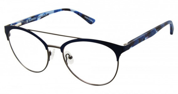 Glamour Editor's Pick GL1015 Eyeglasses, CO3 Navy / Gunmetal