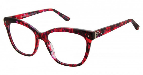 Glamour Editor's Pick GL1000 Eyeglasses, C02 Fuchsia Tort