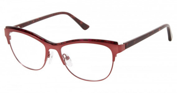 Glamour Editor's Pick 1007 Eyeglasses, C02 BURGUNDY ROSE