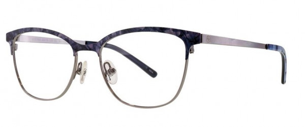 Adrienne Vittadini AV576S Eyeglasses, Blu Marble