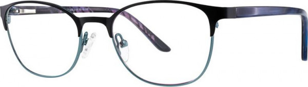 Cosmopolitan Skylar Eyeglasses, Black/Blue