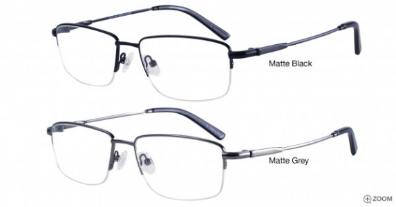 Bulova Santo Domingo Eyeglasses, Matte Grey