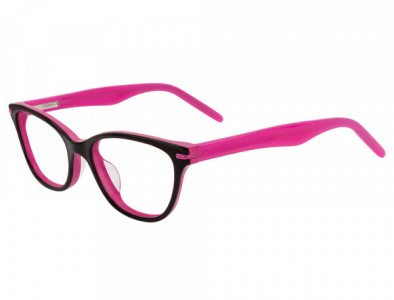 Kids Central KC1673 Eyeglasses, C-2 Black/Hot Pink
