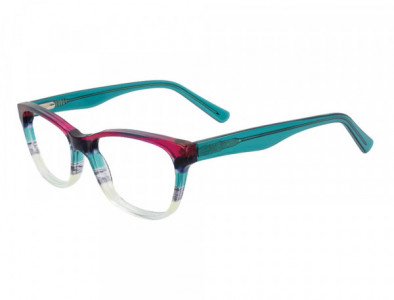 NRG R5101 Eyeglasses, C-2 Teal/ Red Marble