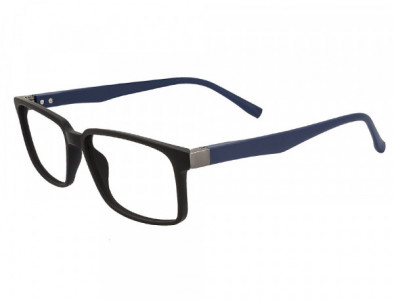 Club Level Designs CLD9268 Eyeglasses, C-2 Black/ Blue