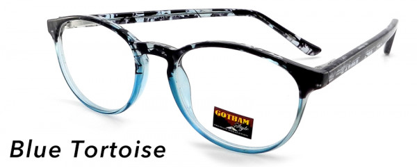 Smilen Eyewear 249 Eyeglasses, Blue Tortoise