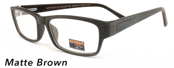 Smilen Eyewear 44 Eyeglasses, Matte Brown