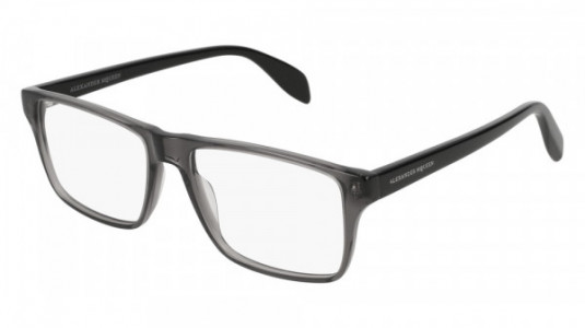 Alexander McQueen AM0147O Eyeglasses, 001 - BLACK