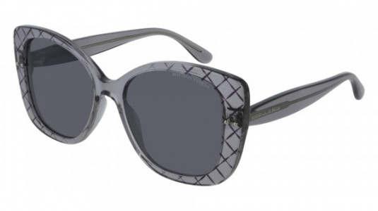 Bottega Veneta BV0198S Sunglasses, 001 - GREY with GREY lenses