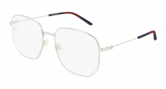 Gucci GG0396O Eyeglasses, 003 - GOLD with TRANSPARENT lenses