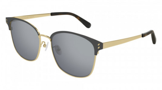 Stella McCartney SC0175SK Sunglasses, 002 - GREY with GOLD temples and SILVER lenses