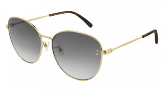 Stella McCartney SC0176SK Sunglasses, 001 - GOLD with GREY lenses