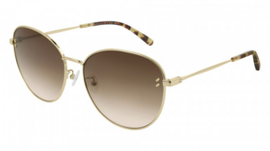 Stella McCartney SC0176SK Sunglasses, 002 - GOLD with BROWN lenses