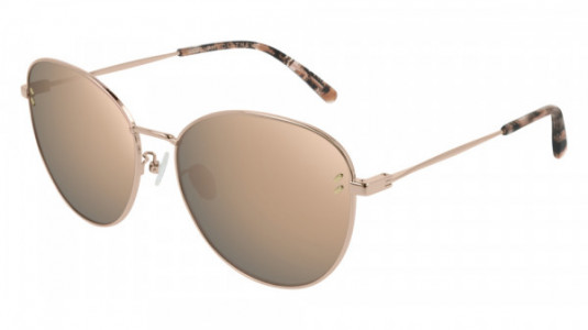 Stella McCartney SC0176SK Sunglasses, 003 - GOLD with GREY temples and GOLD lenses