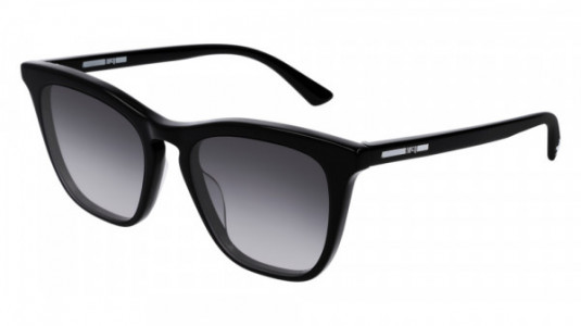 McQ MQ0168S Sunglasses, 001 - BLACK with GREY lenses