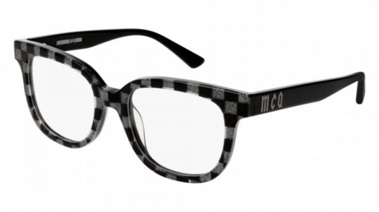 McQ MQ0154O Eyeglasses, 002 - BLACK