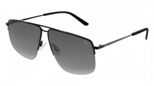 Puma PU0198S Sunglasses, 001 - BLACK with GREY lenses