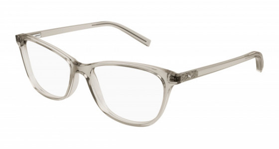 Puma PJ0033O Eyeglasses, 013 - BEIGE with TRANSPARENT lenses