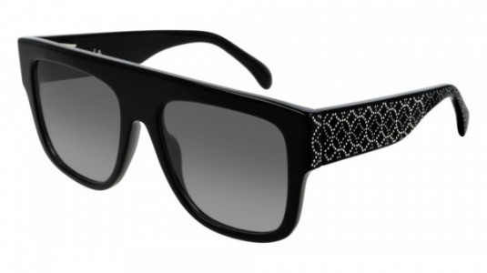 Azzedine Alaïa AA0010S Sunglasses, 001 - BLACK with GREY lenses