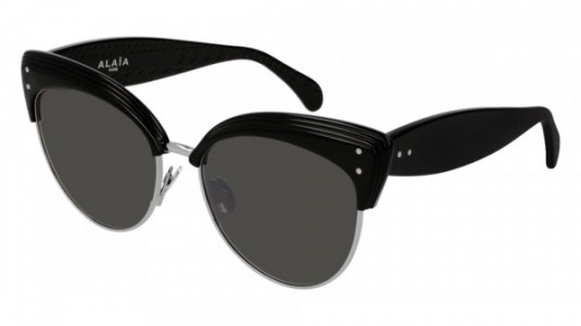 Azzedine Alaïa AA0014S Sunglasses, 001 - BLACK with GREY lenses