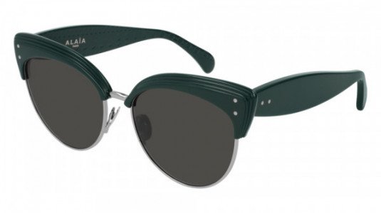 Azzedine Alaïa AA0014S Sunglasses, 003 - GREEN with GREY lenses